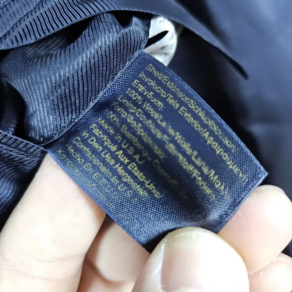 Brooks Brothers 1818 Fitzgerald Blazer Size 43R 100% Wool Navy Blue Pinstripes‎